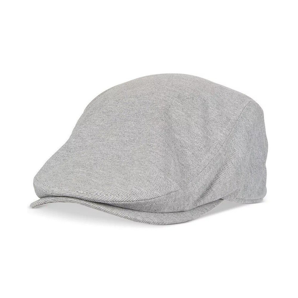 Levi's Gray Men's Stretch Flat Top Mesh Lined Ivy Hat US One Size Newsboy New OS